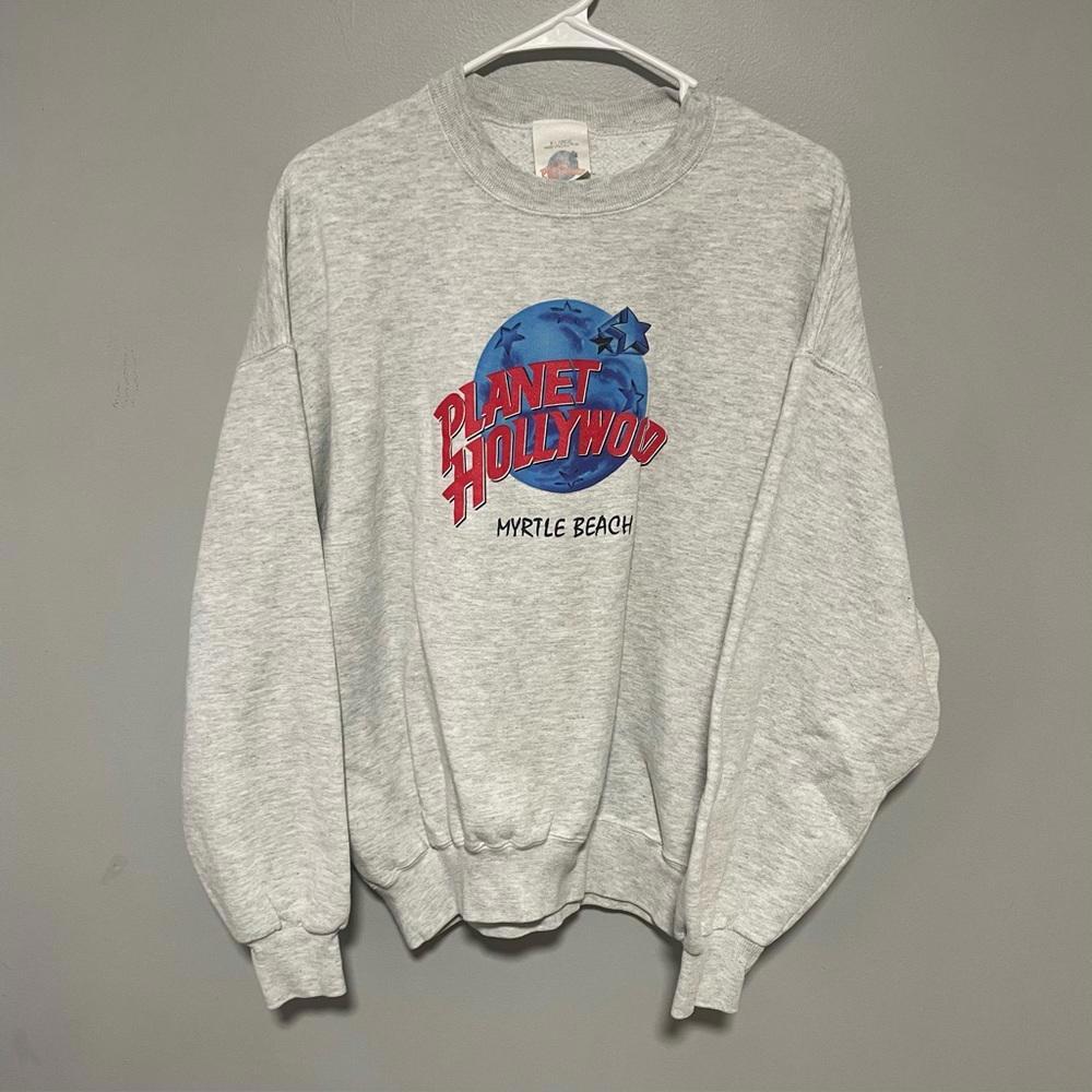Planet Hollywood montage crew neck sweater 1991 size XL